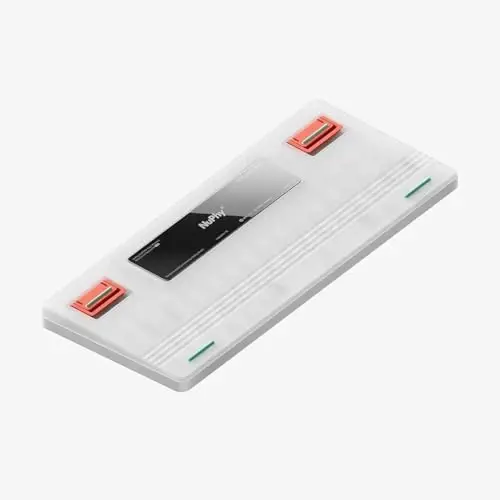 nuphy Air75 V2 Portable 75% Mechanical Keyboard,Wireless Keyboard,Supports Bluetooth/2.4G/USB-C RGB Bluetooth Keyboards,Compatible with Windows/Mac OS/Linux Systems White-Gateron Blue Switch - 3