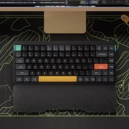 nuphy Air75 V2 Portable 75% Mechanical Keyboard,Wireless Keyboard,Supports Bluetooth/2.4G/USB-C RGB Bluetooth Gaming Keyboards,Compatible with Windows/Mac OS/Linux Systems-Gateron Aloe Switch - 3