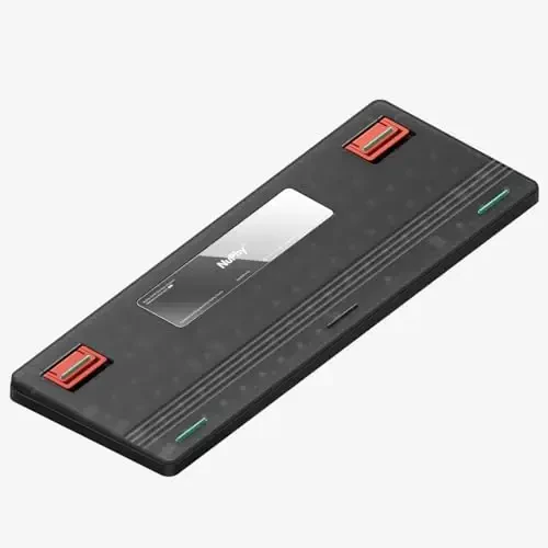 nuphy Air96 V2 Wireless Mechanical Keyboard,100 Keys RGB Backlit Keyboard,Supports Bluetooth 5.1,2.4G and Wired Connection,for PC/Laptop/Windows/Mac -Black Gateron Brown Switch - 2