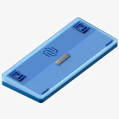 nuphy Halo75 V2 Mechancial Gaming Kyeboard,75% Wireless Hot Swappable Bluetooth Keyboard,83 Kyes RGB Backlit Keyboard,Support Bluetooth/2.4GHz/USB-C-Blue Blush Switch - 2