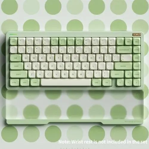 nuphy Halo75 V2 Mechancial Gaming Kyeboard,75% Wireless Hot Swappable Bluetooth Keyboard,83 Kyes RGB Backlit Keyboard,Support Bluetooth/2.4GHz/USB-C (Green, Mint (37gf)) - 4