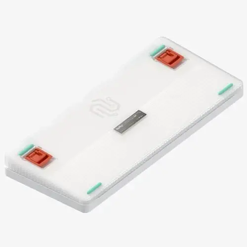 nuphy Halo75 V2 Mechancial Gaming Kyeboard,75% Wireless Hot Swappable Bluetooth Keyboard,83 Kyes RGB Backlit Keyboard,Support Bluetooth/2.4GHz/USB-C-White Blush Switch - 2