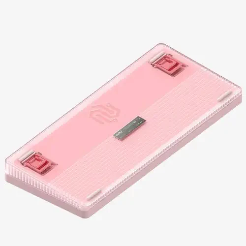 Nuphy Halo75 V2 Mexanik O'yin Klaviaturasi, 75% Simsiz Issiq almashtiriladigan Bluetooth klaviatura, 83 Tugma RGB Orqa yoritishli Klaviatura, Bluetooth/2.4GHz/USB-C Qo'llab-quvvatlash (Pushti, Limon (55gf)) - 2