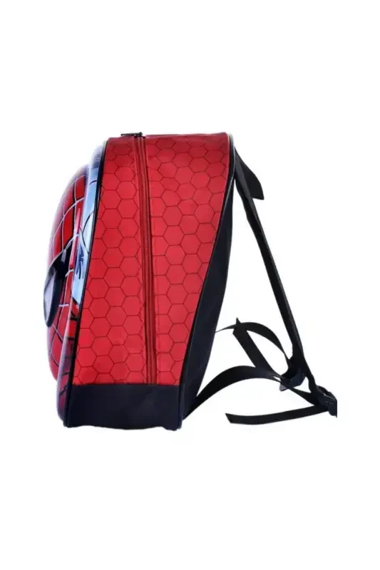 Nursery & Kindergarten Kids Backpack SPIDER SPDERMAN Character 3-6 Years 5d Embossed Fabric School Bag-red - 2