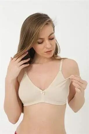 Nursing Bra 3 Pack Mixed Colors Cotton - 4