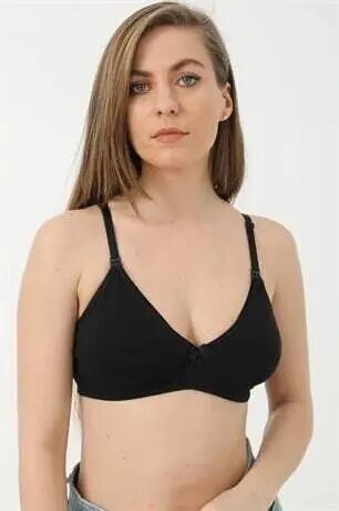 Nursing Bra 3 Pack Mixed Colors Cotton - 6