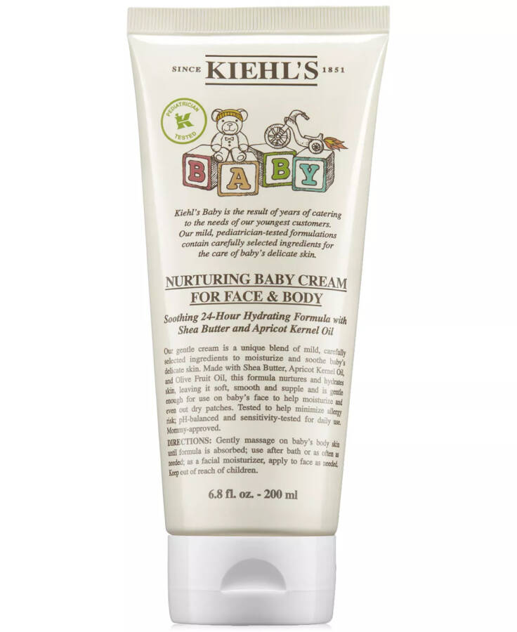 Nurturing Baby Cream For Face & Body, 6.8 oz. No Color - 1