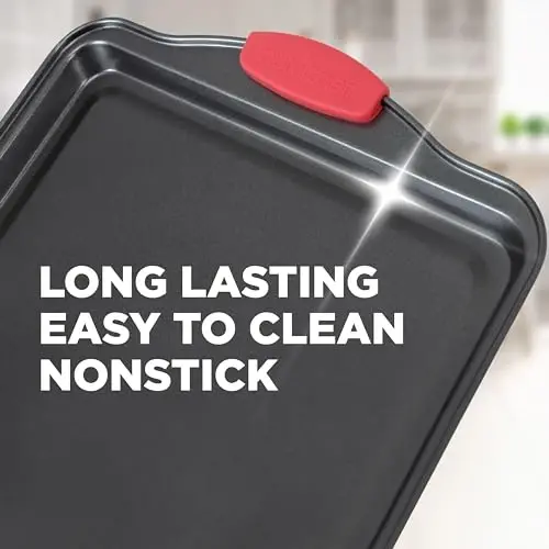 NutriChef 21-Piece Nonstick Cookware Set - PTFE/PFOA/PFOS Free Heat Resistant Lacquer Kitchen Ware Pots Pan w/ Cool-Touch Handles, Saucepan, Fry Pans, Lid, Bakeware, For Gas Electric Ceramic Cooktops - 4