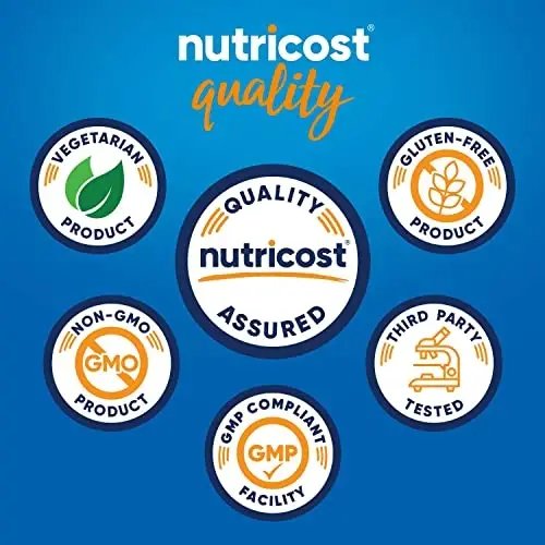Nutricost NAD+ Supplement (1,000mg) 60 Capsules, 30 Servings, Gluten Free | Nicotinamide Adenine Dinucleotide, Vegan, GMO-Free - 3
