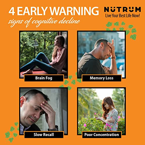 Nutrum Brain Booster Supplement - Brain Supplement Nootropic Booster – Brain Pills Vitamin for Focus, Memory, Clarity, Energy & Better Concentration, with DMAE, Bacopa Monnieri, L-Gutamine - 13