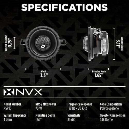 NVX® NSP35 3.5
