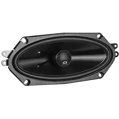 NVX® NSP410 4x10 Car Speakers, 480W Max, 160W RMS, 2-Way Coaxial w/Silk Dome Tweeters & Built-in X-Overs, Easy to Install in Cars/Trucks/Doors (Pair) - 4