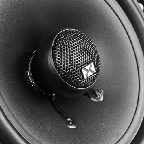 NVX® NSP65 6,5-дюймовые автомобильные динамики, 540 Вт макс., 180 Вт RMS, 2-полосные коаксиальные с шелковыми купольными твитерами и встроенными кроссоверами, просты в установке в автомобилях/грузовиках/дверях (пара) - 5