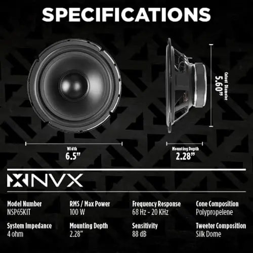 NVX® NSP65KIT 6.5