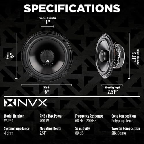 NVX® VSP60 6