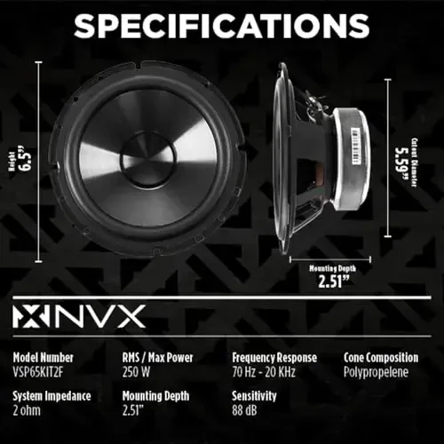 NVX® VSP65KIT2F 6.5