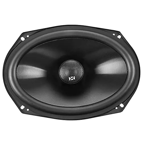 NVX VSP69 900W Peak (300W RMS) 6x9 V-Series 2-Way Coaxial Speakers with 25mm Silk Dome Tweeters - 4