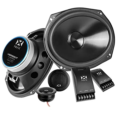 NVX® VSP69KIT 6x9 Premium Car Speakers, 900W Max, 300W RMS, 2-Way Component System w/ 1