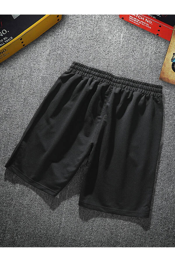 NY New York Printed Lycra Black Men's Shorts - 5