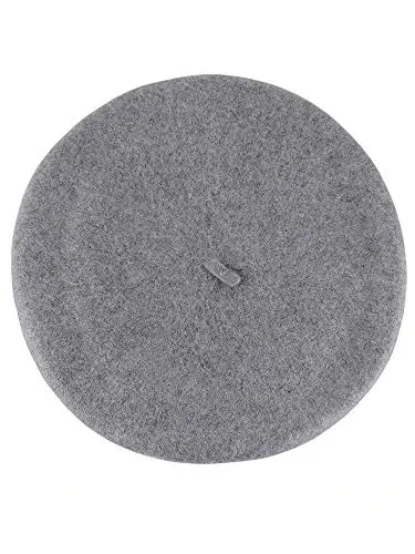 NYFASHION101 French Style Lightweight Casual Classic Solid Color Wool Beret - 1