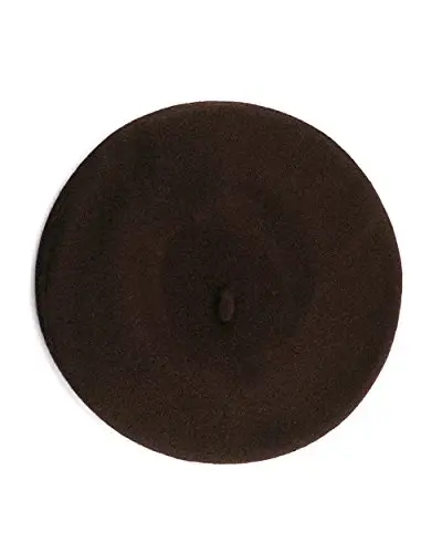 NYFASHION101 French Style Lightweight Casual Classic Solid Color Wool Beret - 1