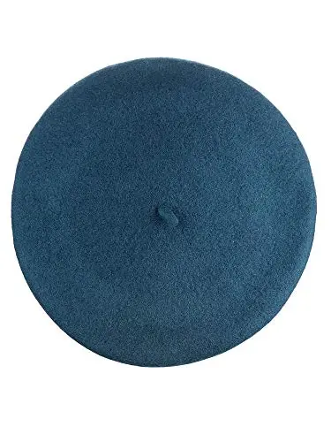 NYFASHION101 French Style Lightweight Casual Classic Solid Color Wool Beret - 1