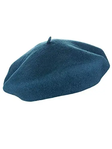 NYFASHION101 French Style Lightweight Casual Classic Solid Color Wool Beret - NYFASHION101 (1)