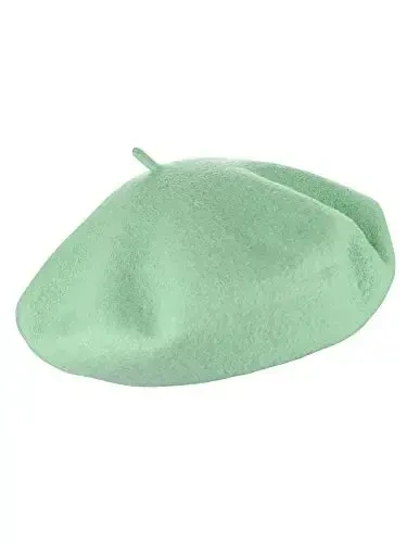 NYFASHION101 French Style Lightweight Casual Classic Solid Color Wool Beret - 2