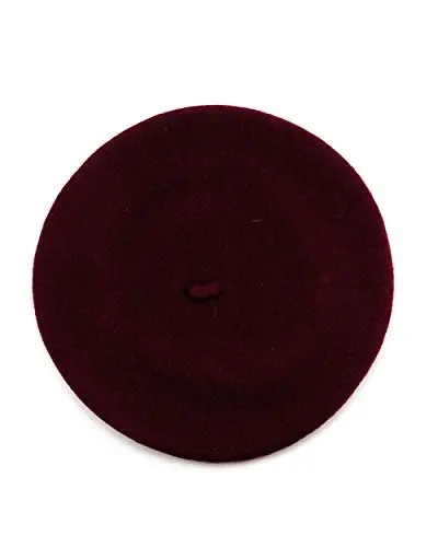 NYFASHION101 French Style Lightweight Casual Classic Solid Color Wool Beret 