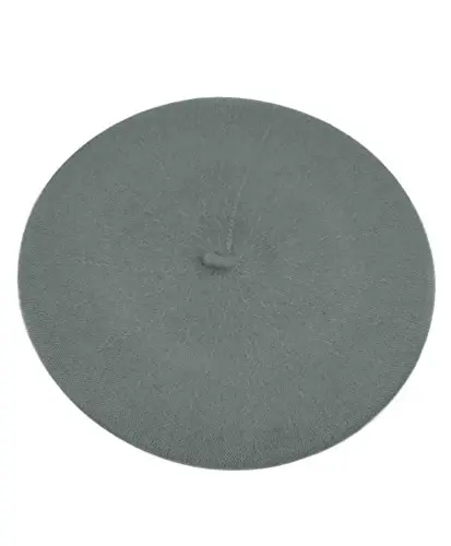 NYFASHION101 French Style Lightweight Casual Classic Solid Color Wool Beret - NYFASHION101 (1)