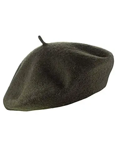 NYFASHION101 French Style Lightweight Casual Classic Solid Color Wool Beret - NYFASHION101 (1)