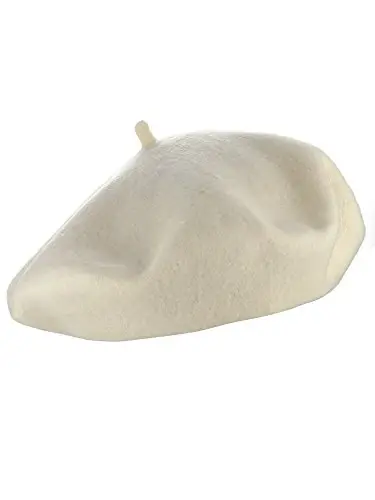 NYFASHION101 French Style Lightweight Casual Classic Solid Color Wool Beret - NYFASHION101 (1)