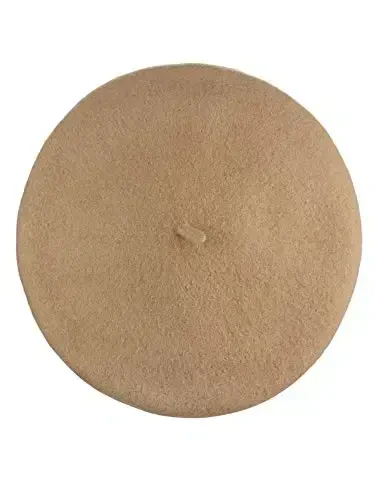 NYFASHION101 French Style Lightweight Casual Classic Solid Color Wool Beret - NYFASHION101