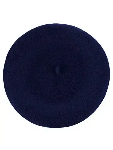 NYFASHION101 French Style Lightweight Casual Classic Solid Color Wool Beret - 1