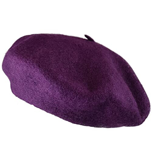 NYFASHION101 French Style Lightweight Casual Classic Solid Color Wool Beret - 2