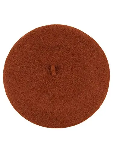 NYFASHION101 French Style Lightweight Casual Classic Solid Color Wool Beret - NYFASHION101