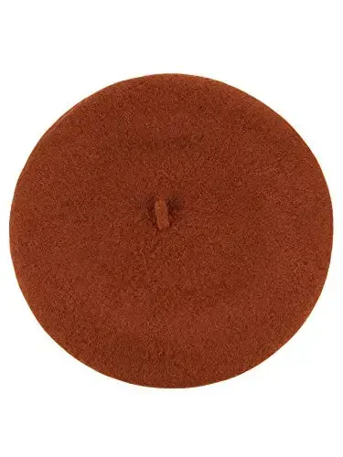 NYFASHION101 French Style Lightweight Casual Classic Solid Color Wool Beret - NYFASHION101