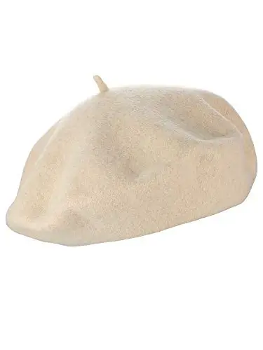 NYFASHION101 French Style Lightweight Casual Classic Solid Color Wool Beret - 2