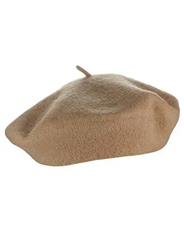 NYFASHION101 French Style Lightweight Casual Classic Solid Color Wool Beret - NYFASHION101 (1)