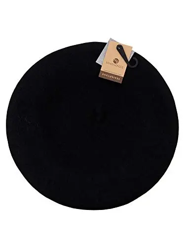 NYFASHION101 French Style Lightweight Casual Classic Solid Color Wool Beret - 2