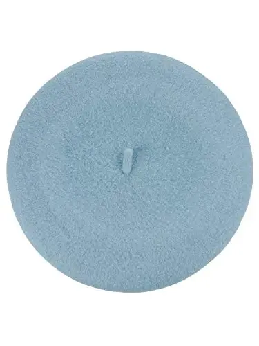 NYFASHION101 French Style Lightweight Casual Classic Solid Color Wool Beret - 1