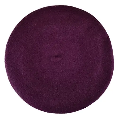 NYFASHION101 French Style Yengil Kundalik Klassik Qattiq Rangli Jun Beret - 1