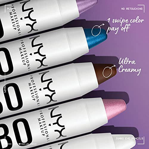 NYX PROFESSIONAL MAKEUP Büyük Boy Göz Kalemi, Gölgelendirilebilir Far Kalemi ve Göz Kalemi - Milk (Beyaz) - 3