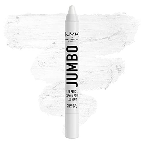 NYX PROFESSIONAL MAKEUP Jumbo Eye Pencil, Blendable Eyeshadow Stick & Eyeliner Pencil - Milk (White) - 1