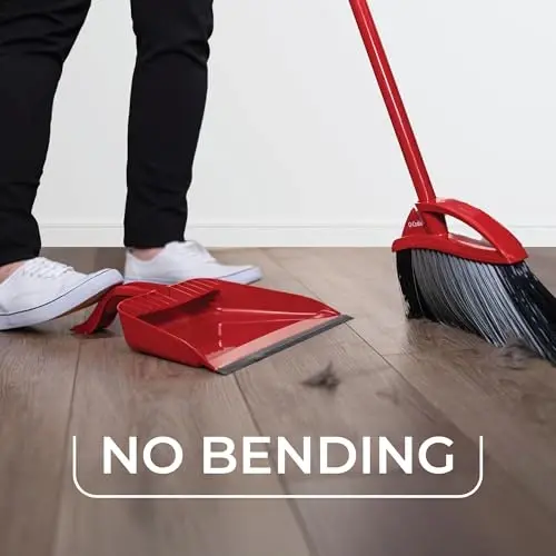 O-Cedar Pet Pro supurgi, qadam bosiladigan chang yig'ich bilan | Bir marta supurish bilan 99% ni olib tashlang | Chang yig'ich uy hayvonlari junini 3 barobar ko'proq olib tashlaydi | Mushuk va it egalari uchun sokin tozalash vositasi - 4