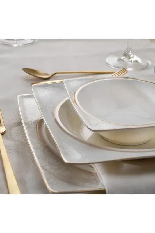 Обеденный набор Glamor Elegant - 60 предметов - Белый - 7