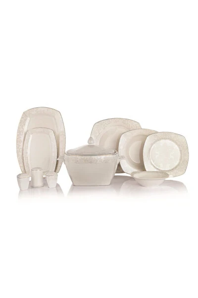 Обеденный набор Majestic - 60 предметов - золото - 6