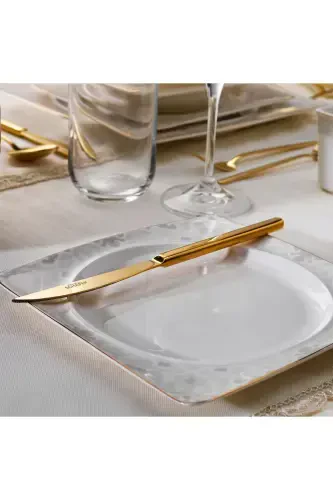 Обеденный сервиз Glamor Point - 60 предметов - белый - 5