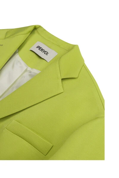 Объемный блейзер с ватином - İPEKYOL