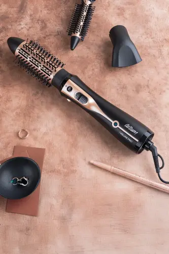 Объемный фен-стайлер для волос Volume Pro AR5063 Выпрямитель Черный - 2